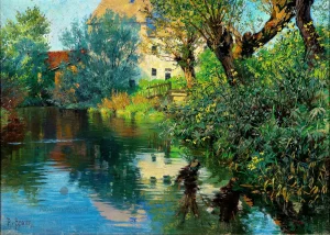 Paul Von Spaun – A Creek in Spring