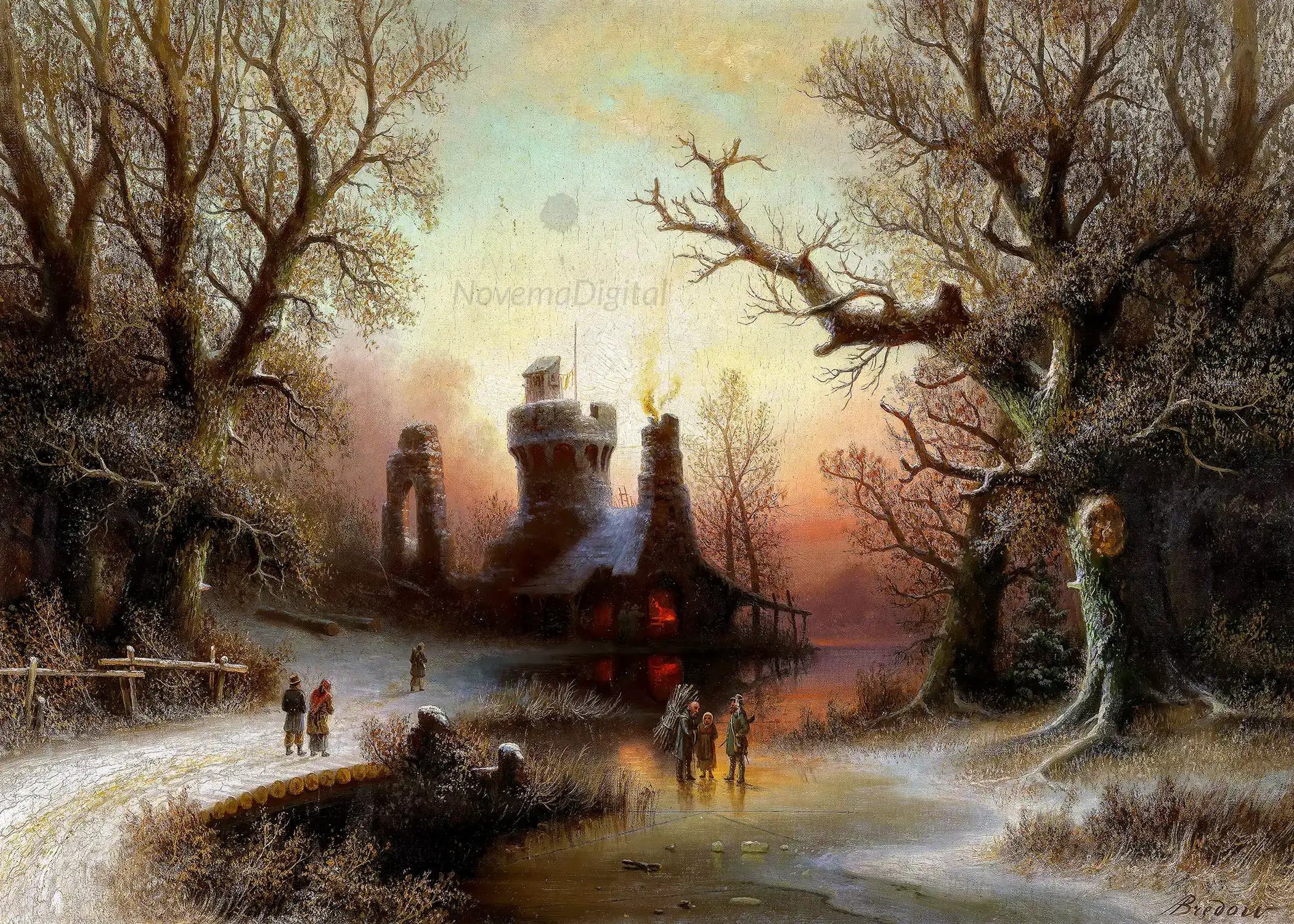 Albert Bredow – A Winter Evening