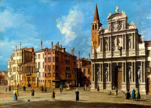 Canaletto - Campo Santa Maria Zobenigo, Venice
