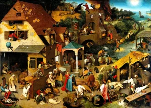 Pieter Bruegel the Elder – Netherlandish Proverbs