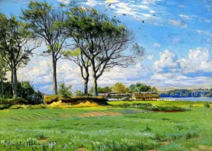 Peder Mørk Mønsted – Spring Landscape