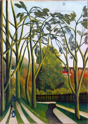 Henri Rousseau - The Banks of the Bièvre near Bicêtre