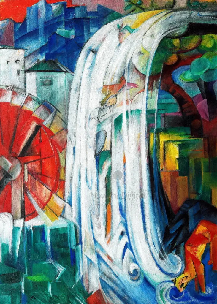 Franz Marc - The Bewitched Mill (1913)