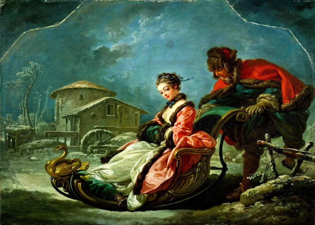 François Boucher - The Four Seasons, Winter