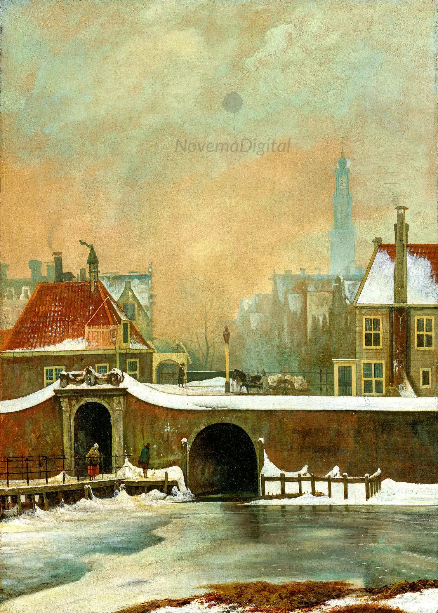 Wouter Johannes van Troostwij - The Raampoortje in Amsterdam