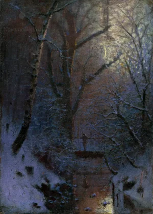 Ladislav Mednyánszky – Winter. Winter Night