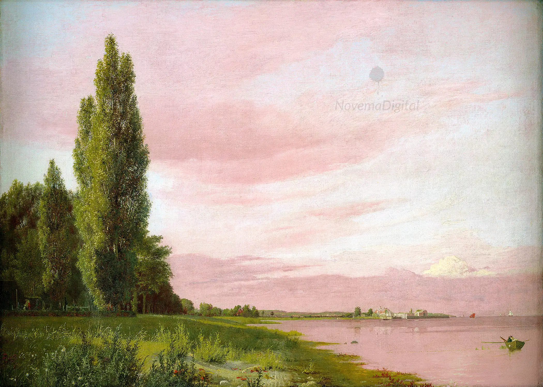 Christen Købke - View of the Bay near the Copenhagen Limekiln