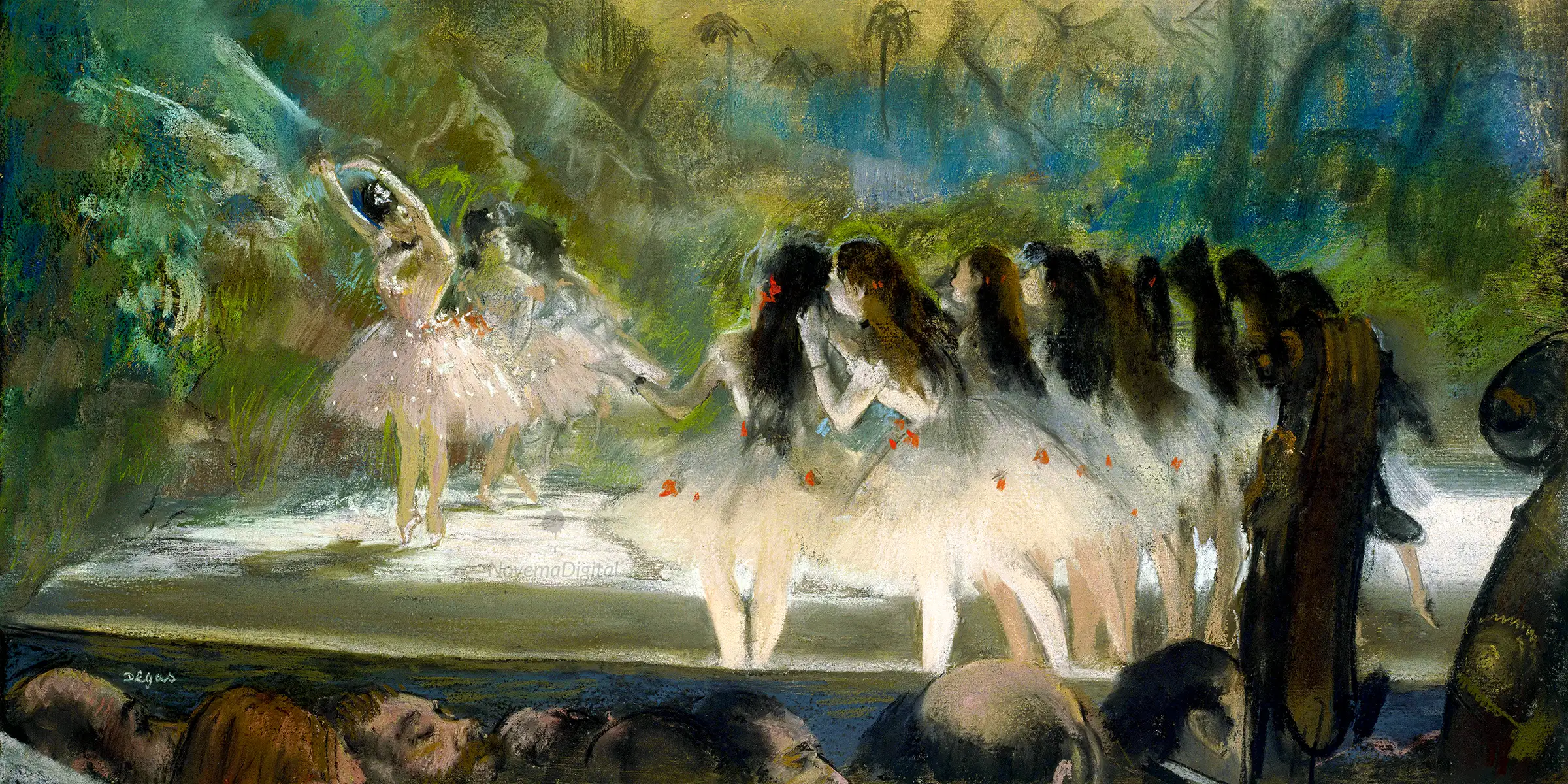 Edgar Degas - Ballet at the Paris Opéra (1877)
