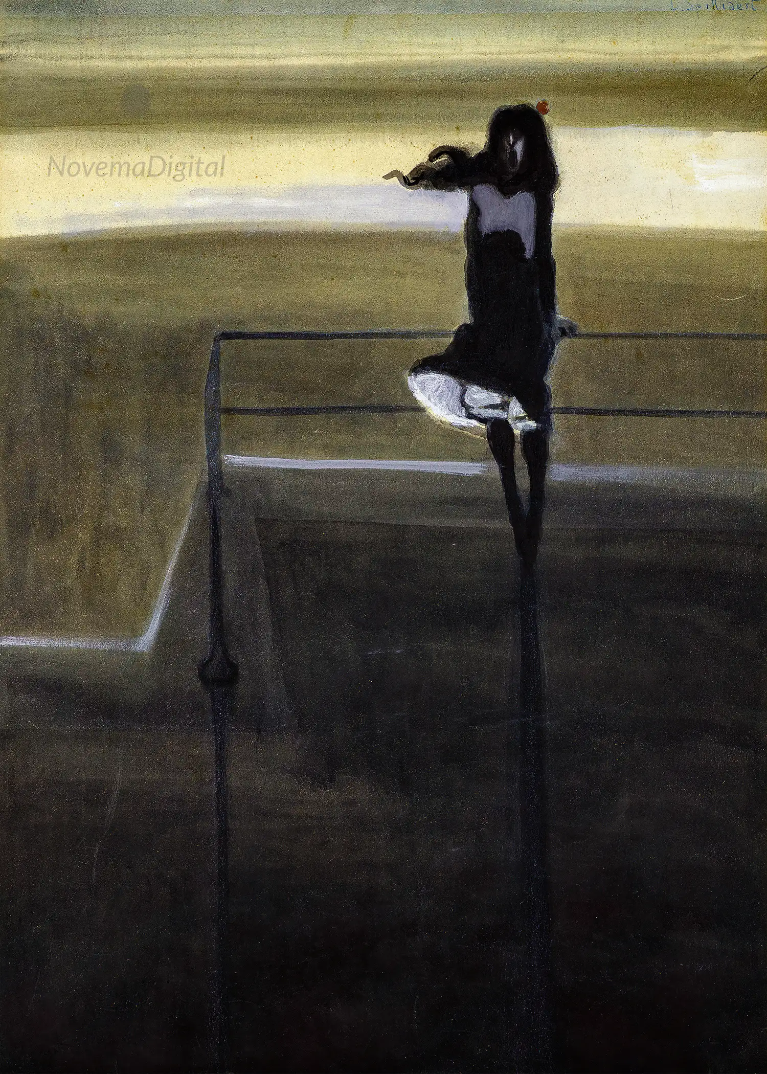 Léon Spilliaert - The Gust of Wind (1904)