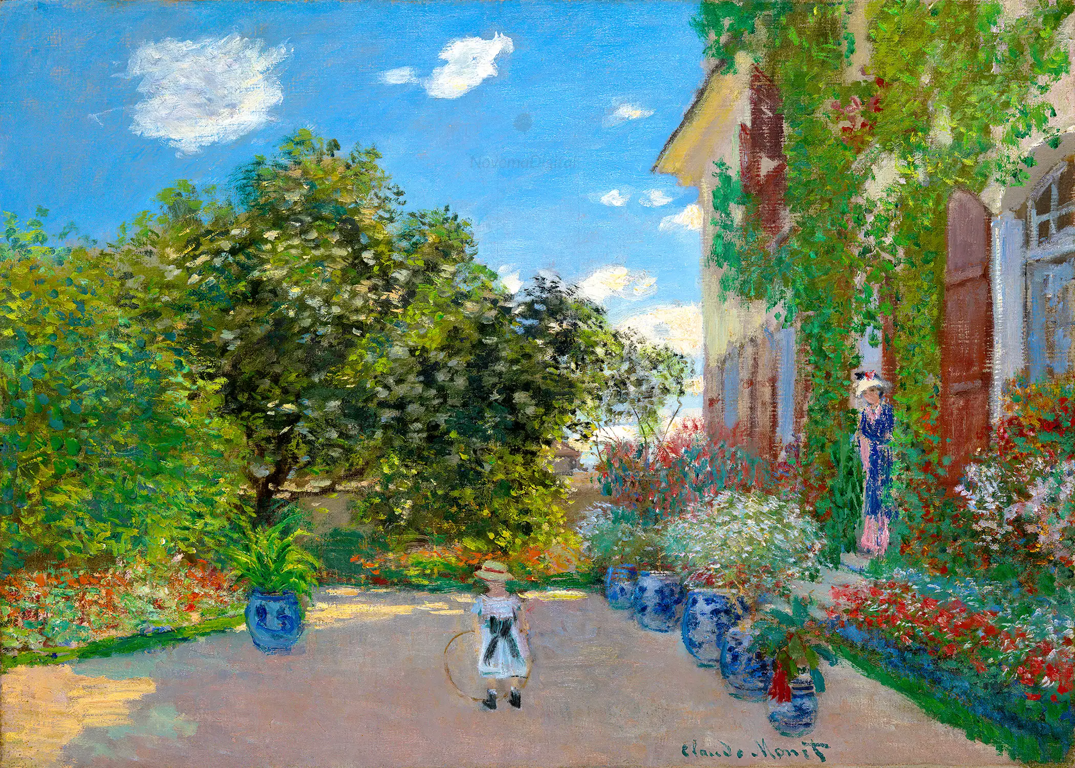 Claude Monet - The Artist's House at Argenteuil (1873)