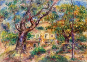 Auguste Renoir - The Farm at Les Collettes, Cagnes (1908-1914)