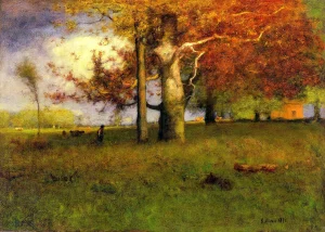 George Inness - Early Autumn, Montclair (1891)