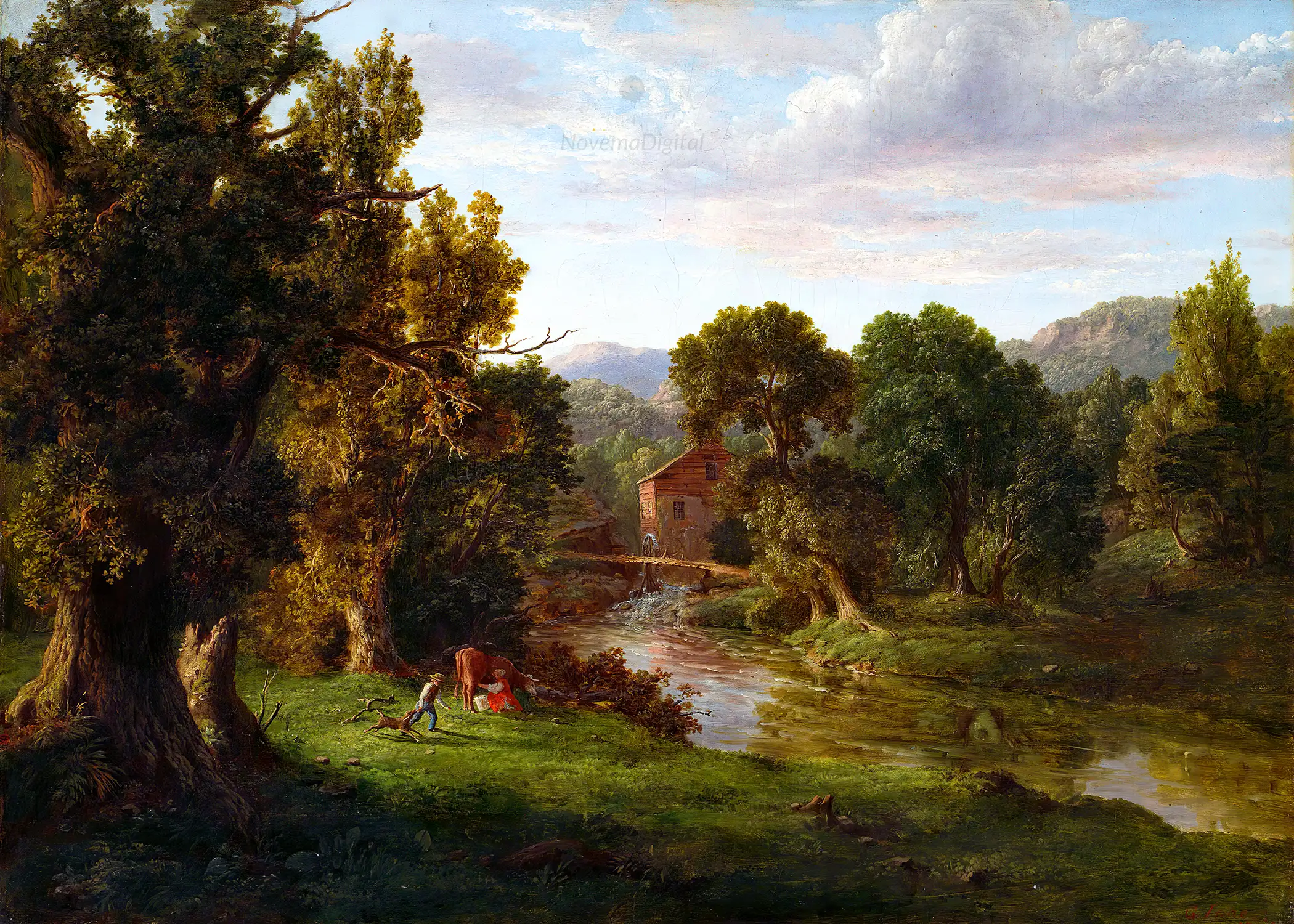 George Inness - The Old Mill (1849)