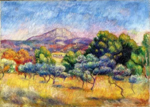 Pierre-Auguste Renoir - Mont Sainte-Victoire (c.1889)