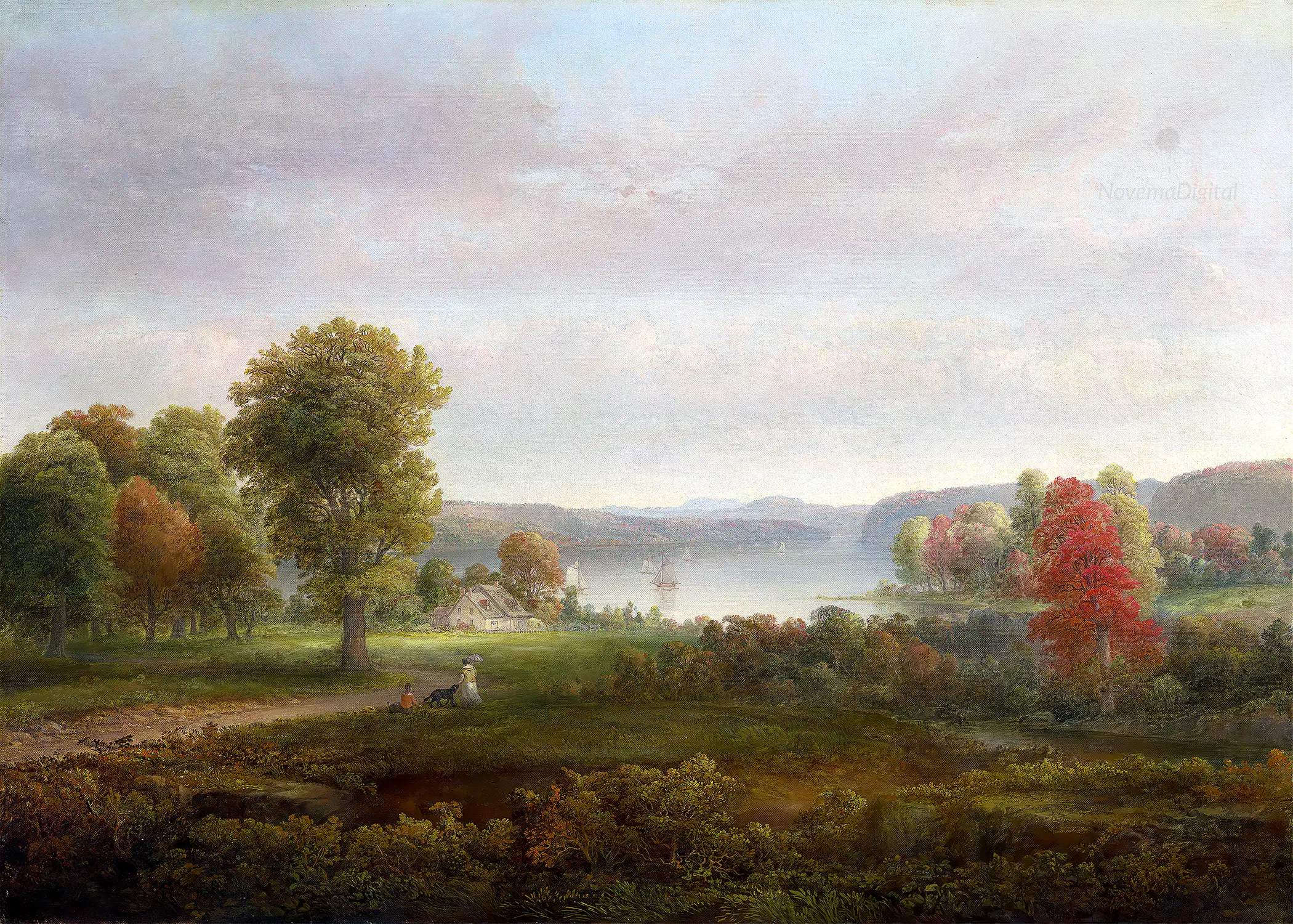 Thomas Doughty - View on the Hudson in Autumn (1850)