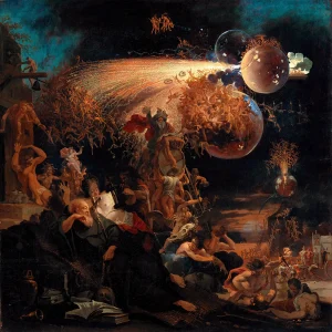 Domenicus van Wijnen - The Temptation of Saint Anthony (1680s)