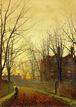 John Atkinson Grimshaw - Late October (1882)
