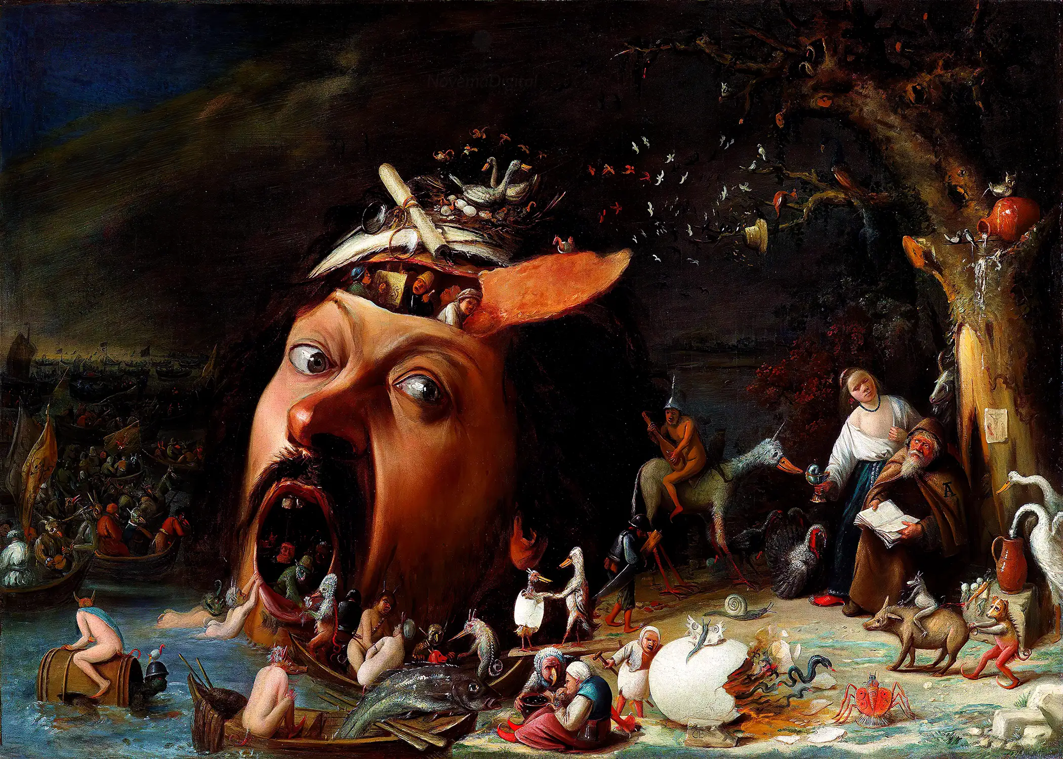 Joos van Craesbeeck -The Temptation of St Anthony (c.1650)