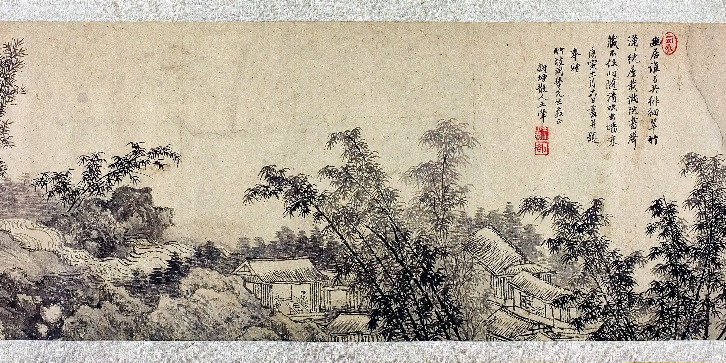 Wang Hui - The Bamboo Slope (1710)