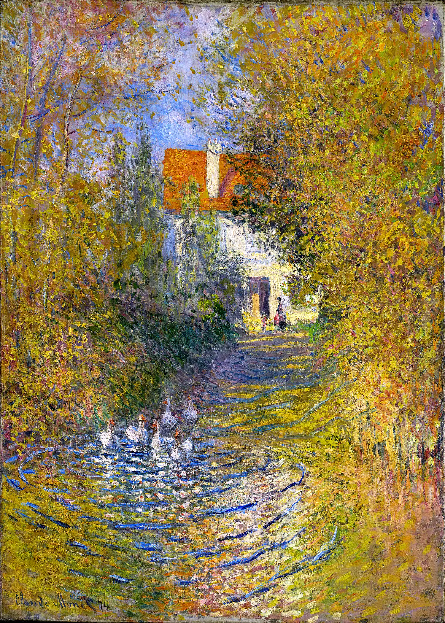 Claude Monet - The Geese (1874)