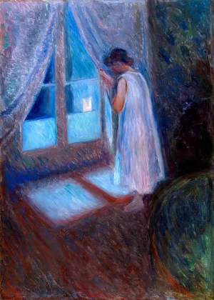 Edvard Munch - The Girl by the Window (1893)