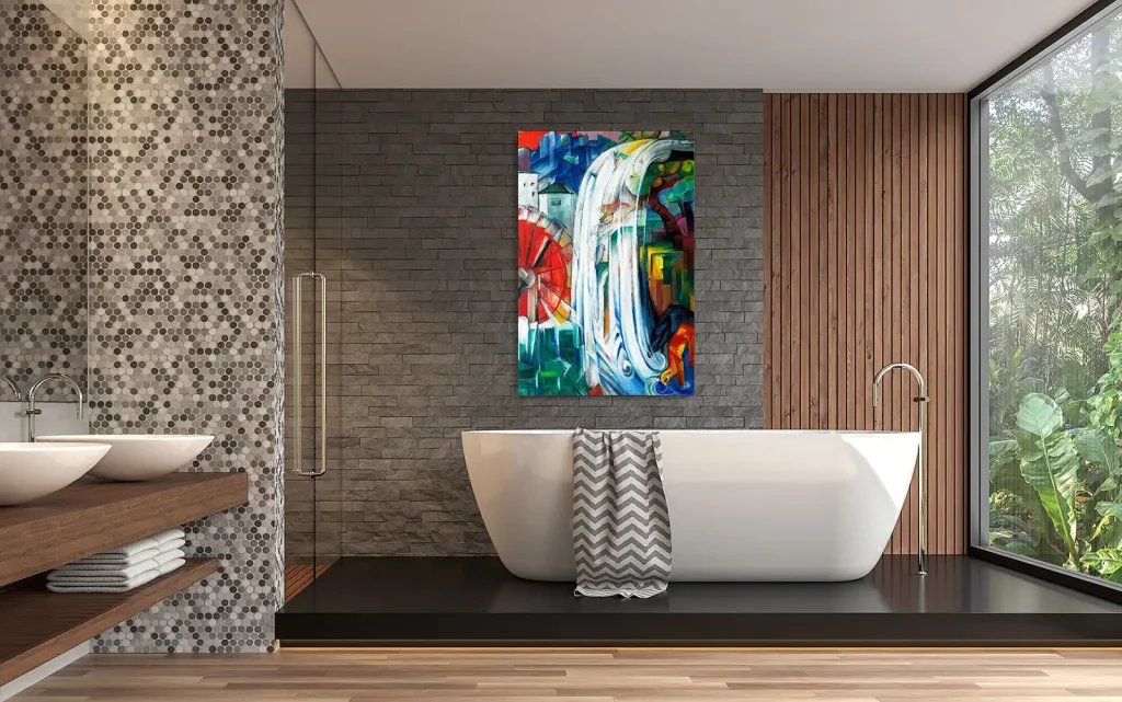 Franz Marc - The Bewitched Mill (1913)