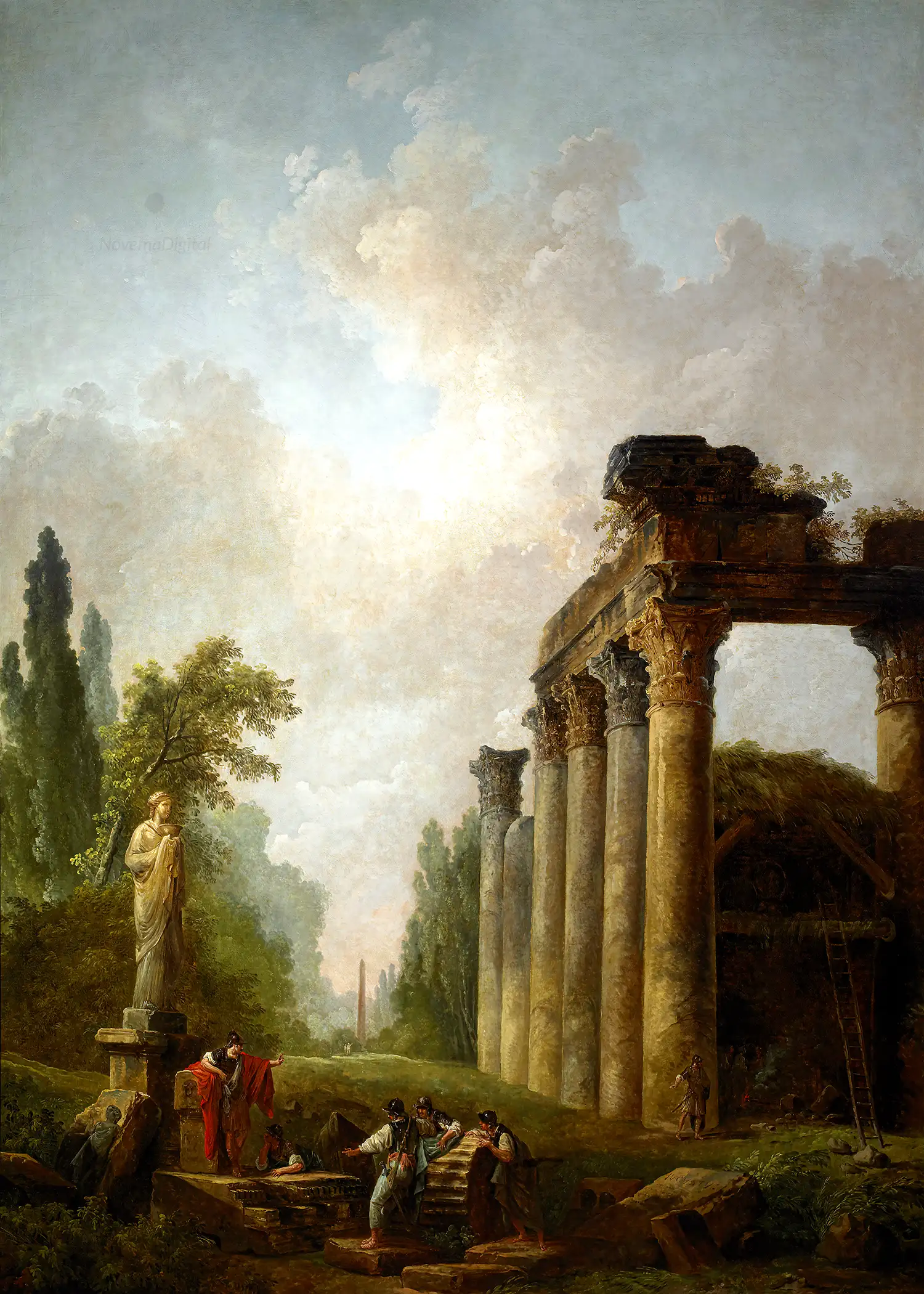 Hubert Robert - The Ruin (1789)