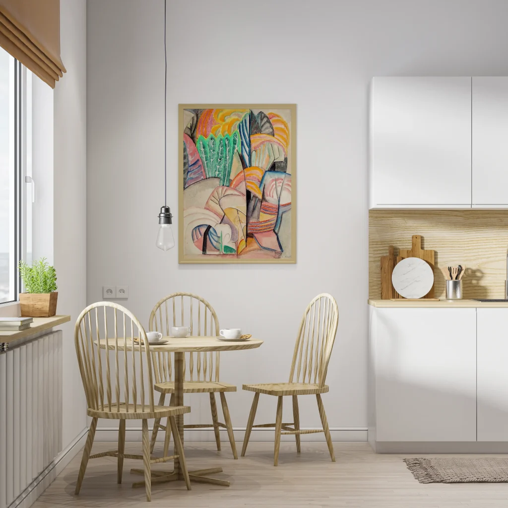 Marguerite Thompson Zorach - New England Fall (Landscape Autumn) (1917)