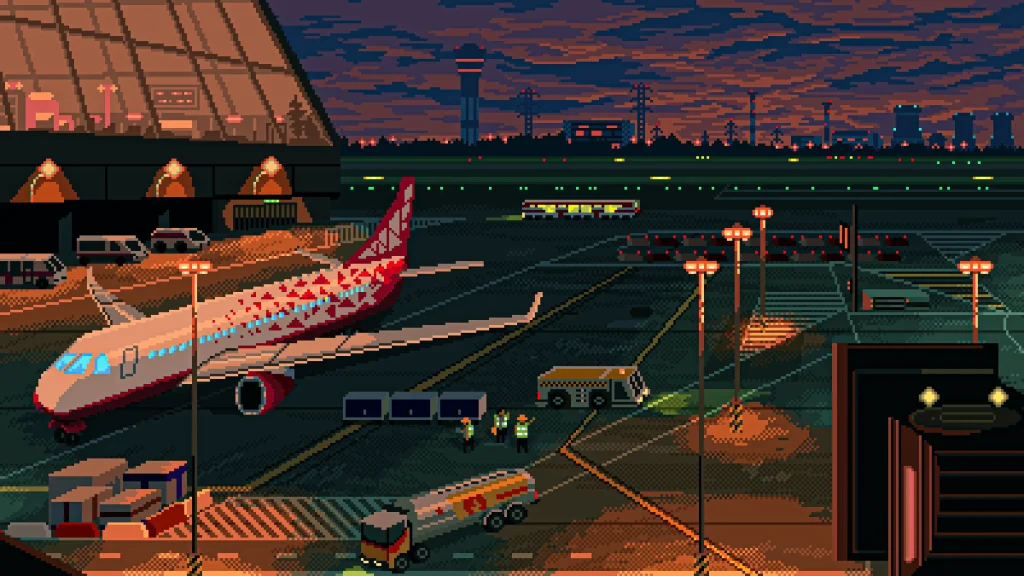 Pixel Art Airport