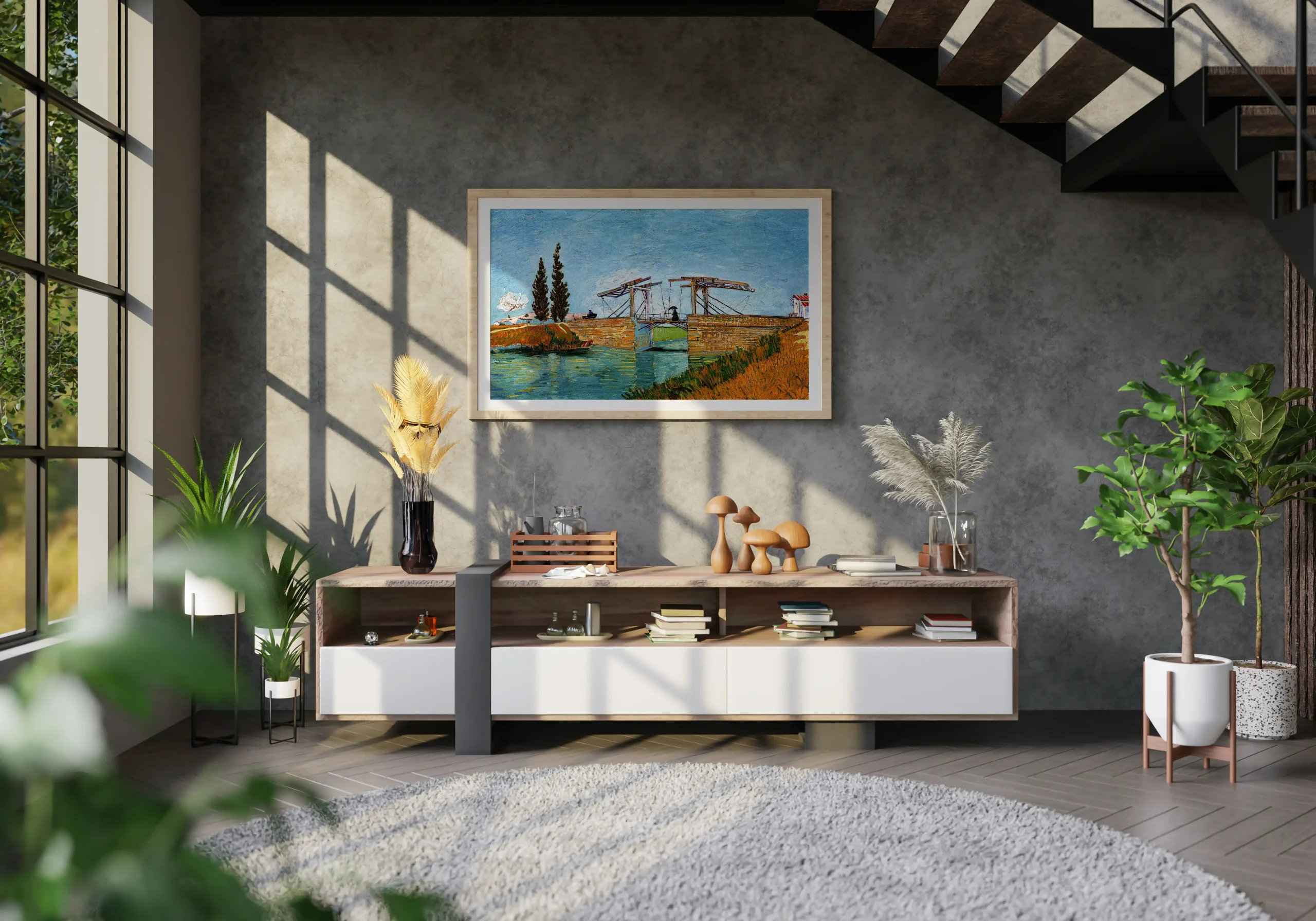 Vincent van Gogh - The Langlois Bridge at Arles (1888)