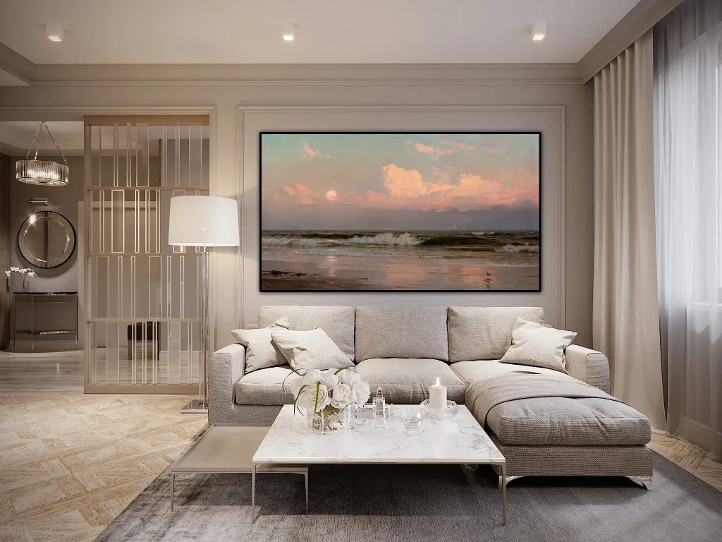 William Trost Richards - The August Moon (1889)