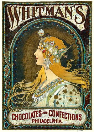 Alphonse Mucha - Whitman’s chocolates and confections. Philadelphia (1895 - 1917)
