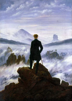 Caspar David Friedrich - Wanderer Above the Sea of Fog (c.1817)