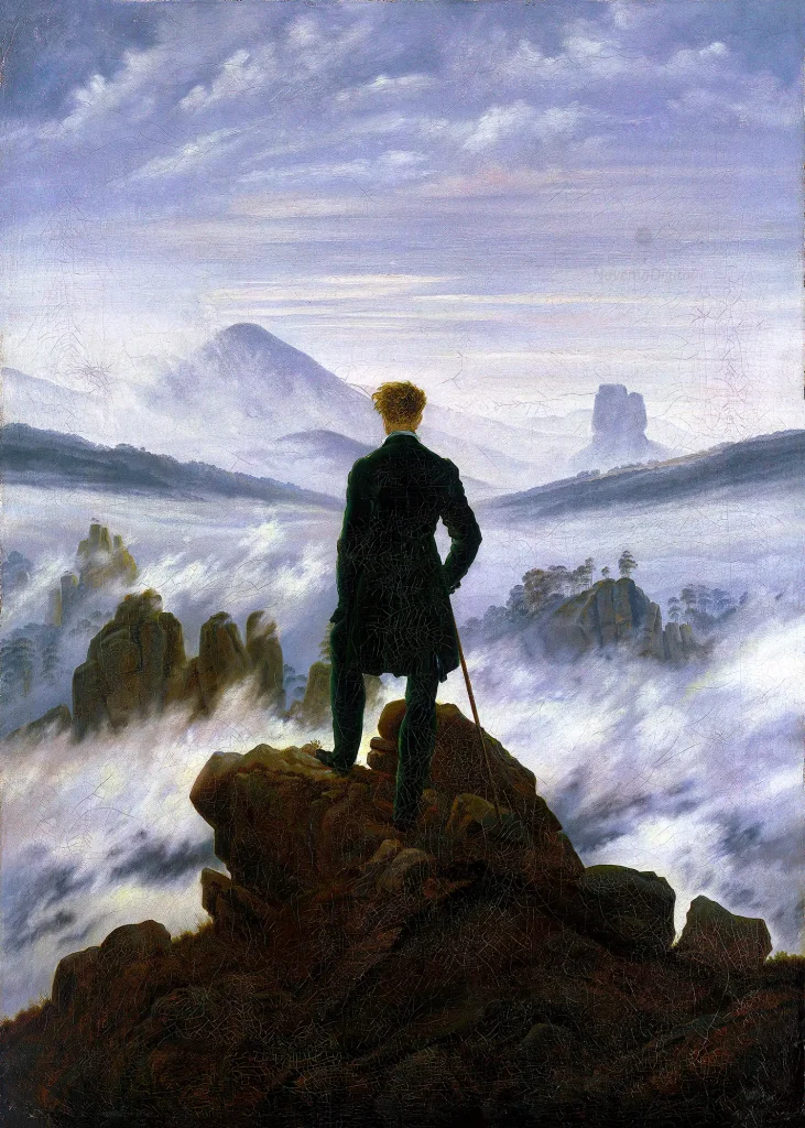 Caspar David Friedrich - Wanderer Above the Sea of Fog (c.1817)