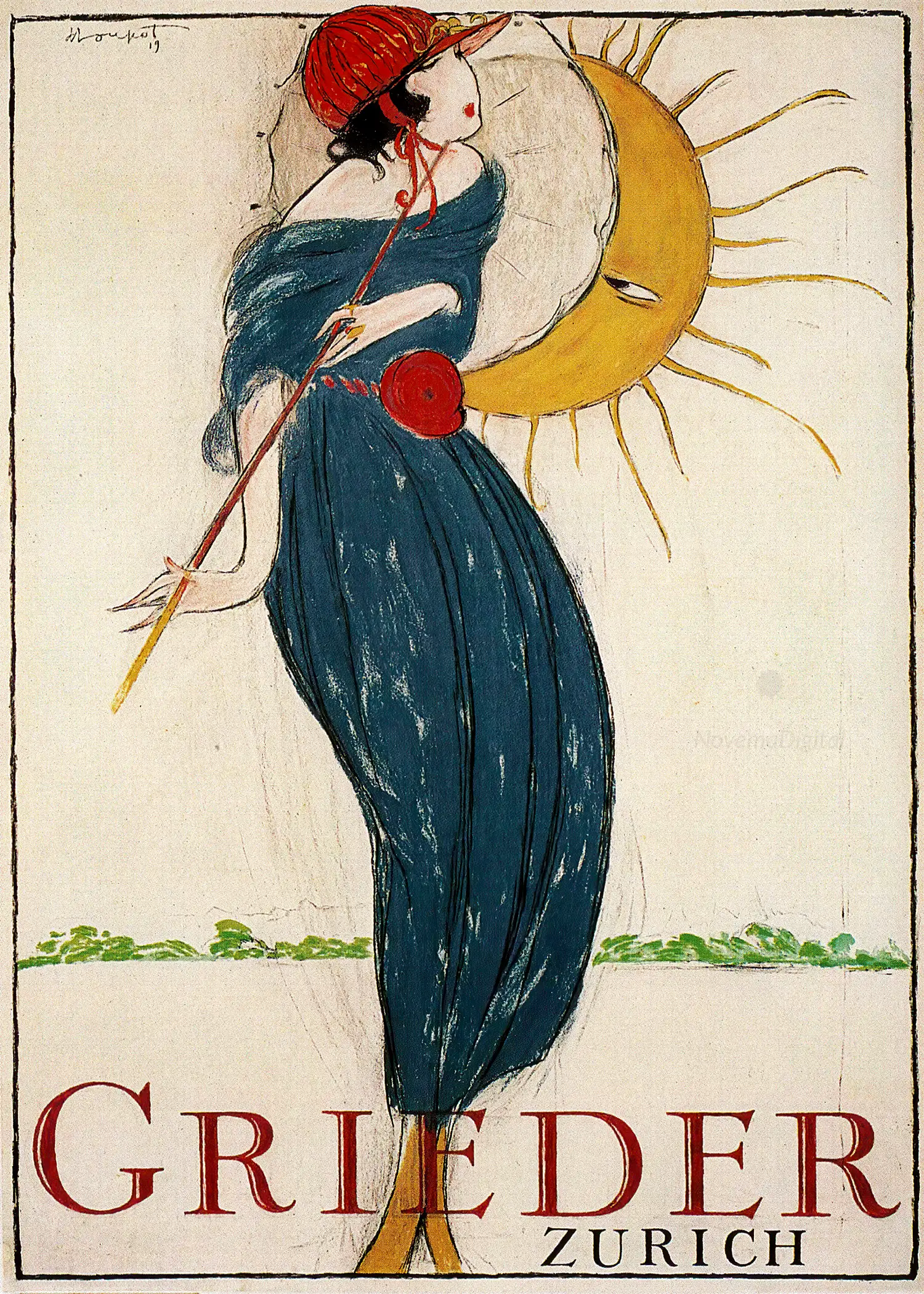 Charles Loupot - Grieder Zurich (1919)