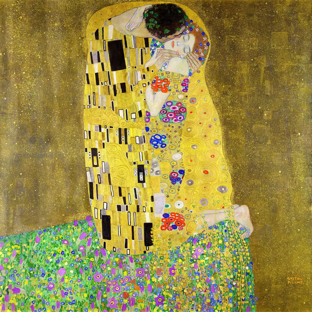Gustav Klimt - The Kiss (1907-1908)