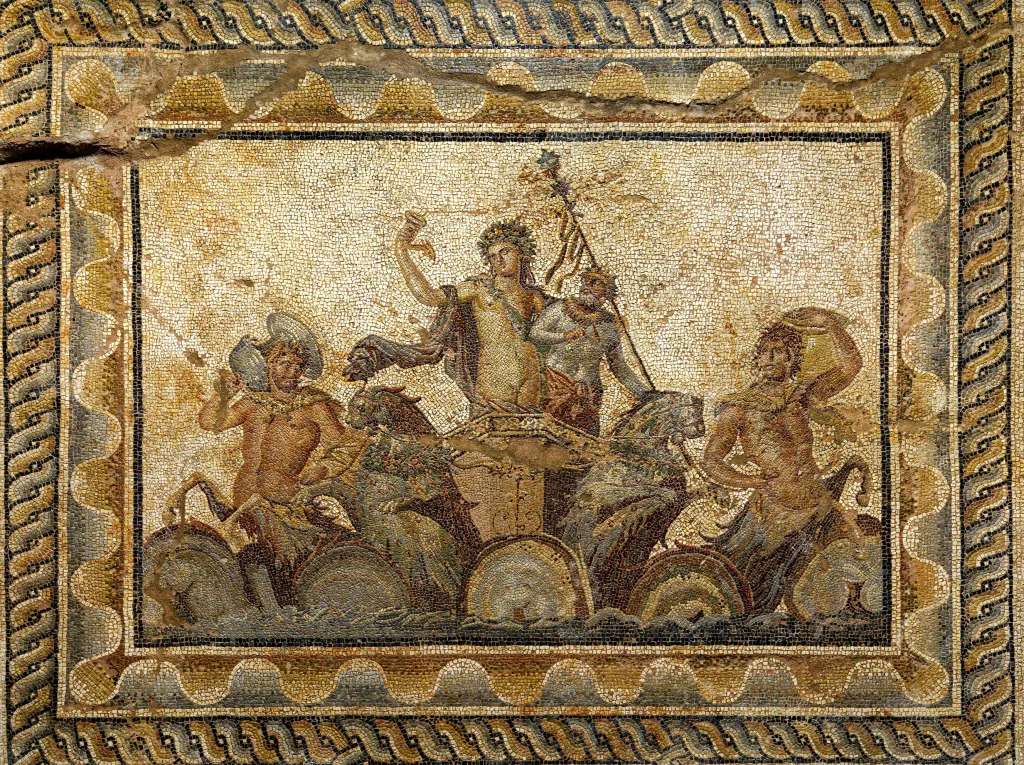MosaicEpiphany-of-Dionysus (c.200 A.D)