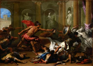 Sebastiano Ricci - Perseus Confronting Phineus with The Head of Medusa (c.1705)