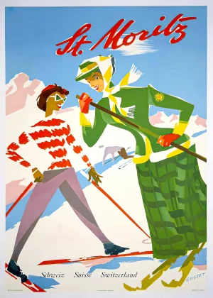 Paul Gusset - St-Moritz Switzerland (1948)
