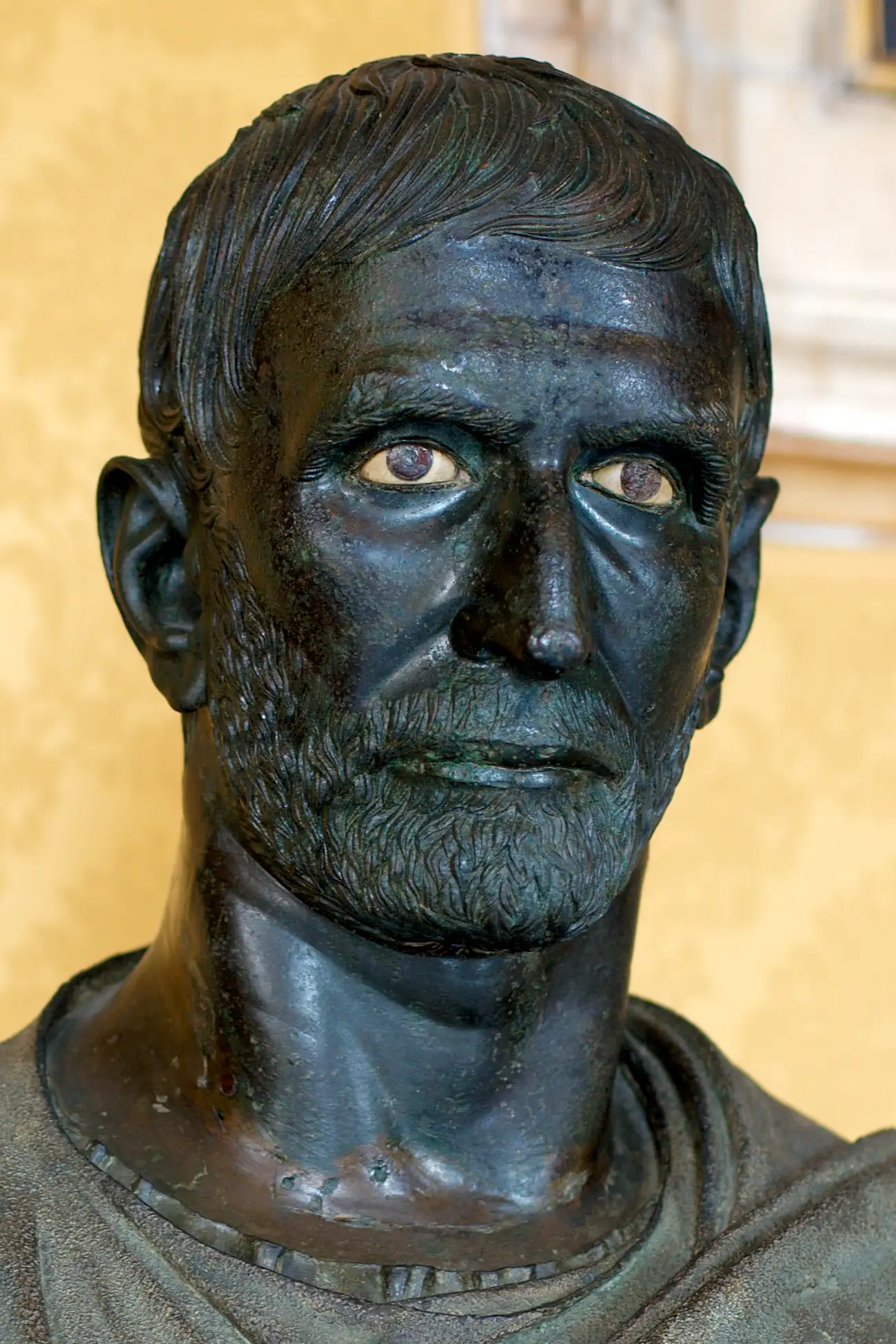 The Capitoline Brutus dated to the 4th to 3rd centuries B.C