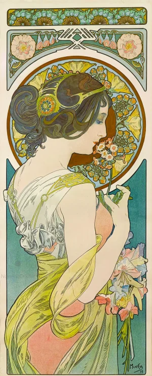 Alphonse Mucha - Primrose (1899)