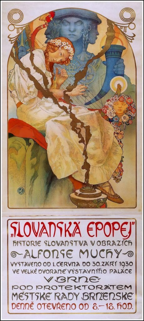 Alphonse Mucha - Slav Epic Poster (1928)