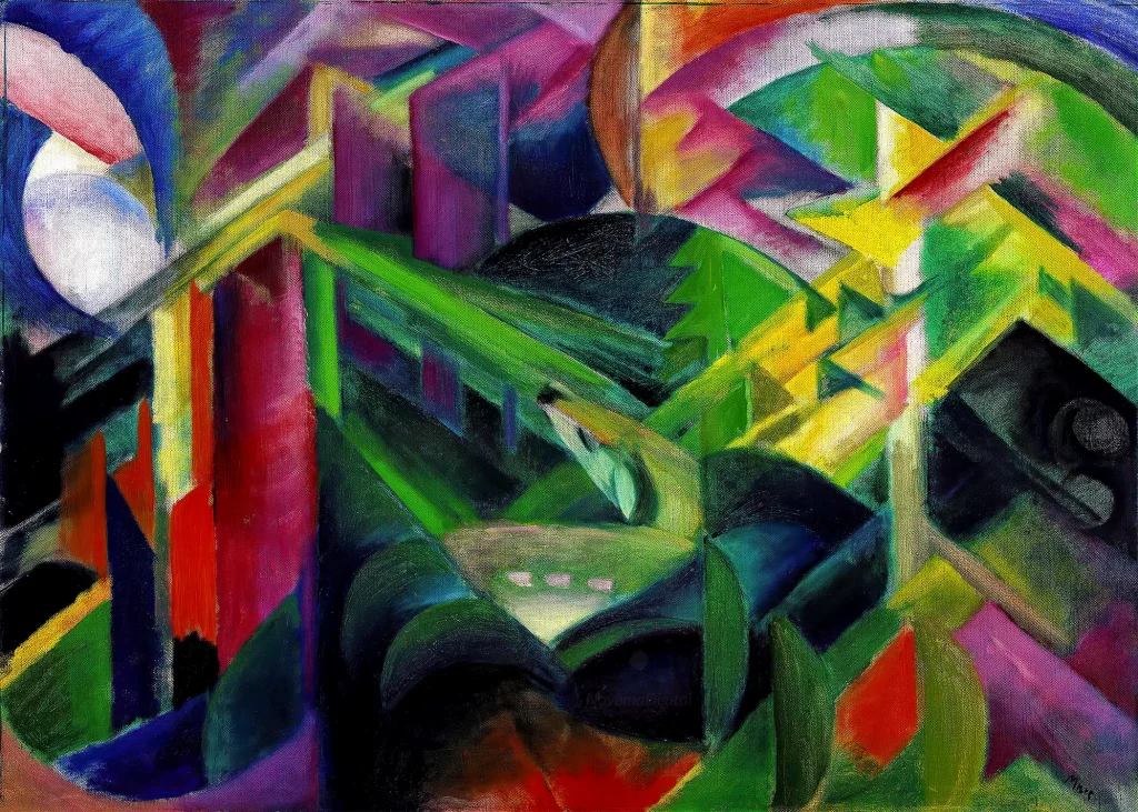 Franz Marc - Deer in the Monastery Garden (1912)