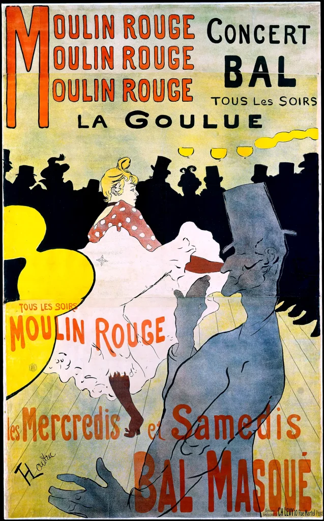 Henri de Toulouse-Lautrec - La Goulue at the Moulin Rouge (1891)