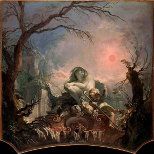Jacques De La Joue The Younger - Allegory of Winter (1733)