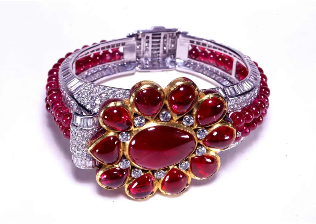 Cartier - Ruby diamond bracelet