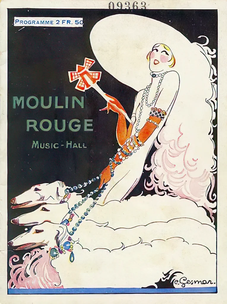 Charles Gesmar - Moulin Rouge poster (1925)