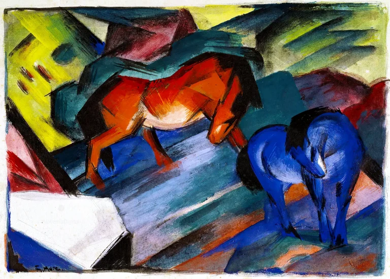 Franz Marc - Red and Blue Horse (1912)