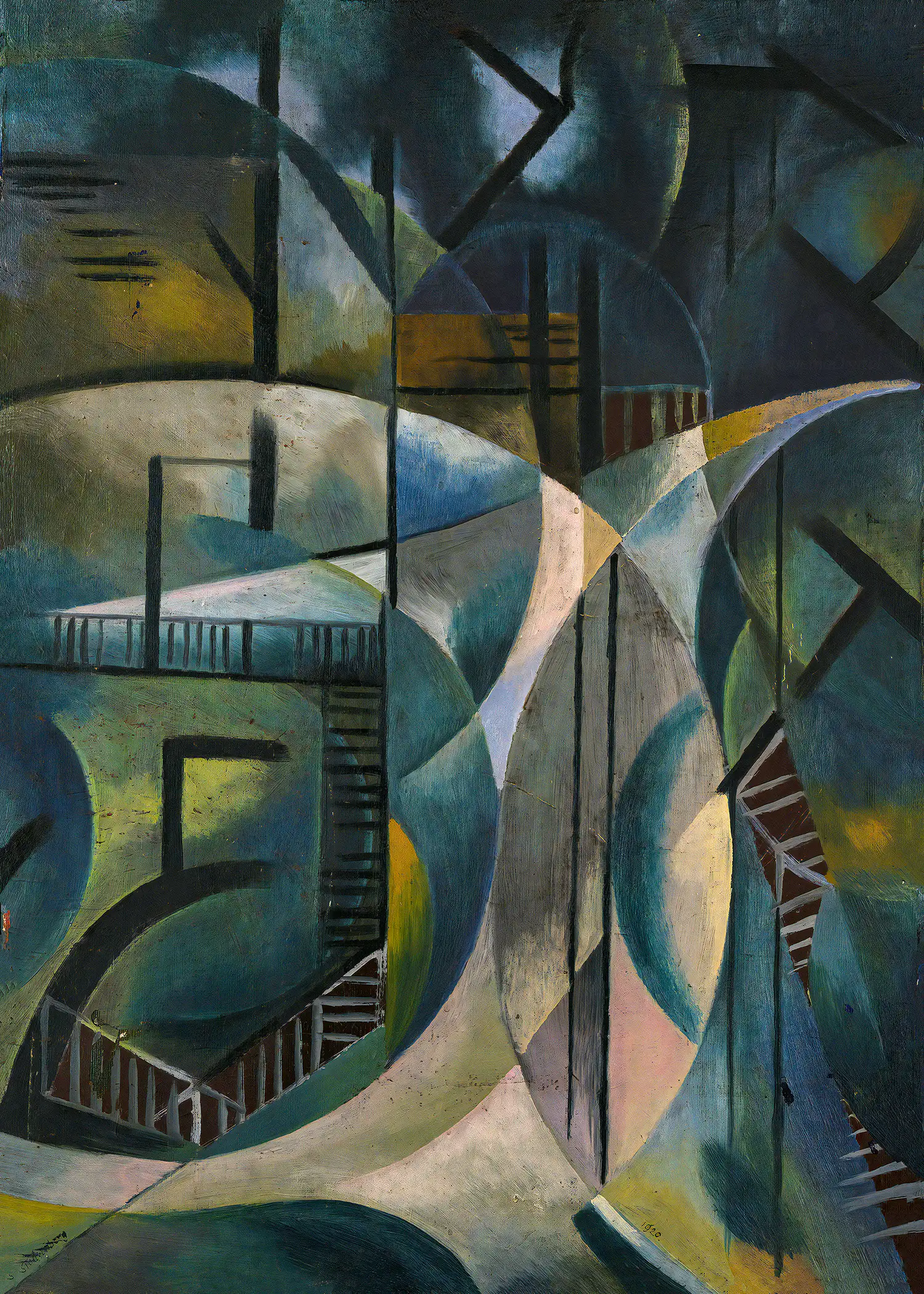 Fritz Stuckenberg - Landscape in the Park (1920)