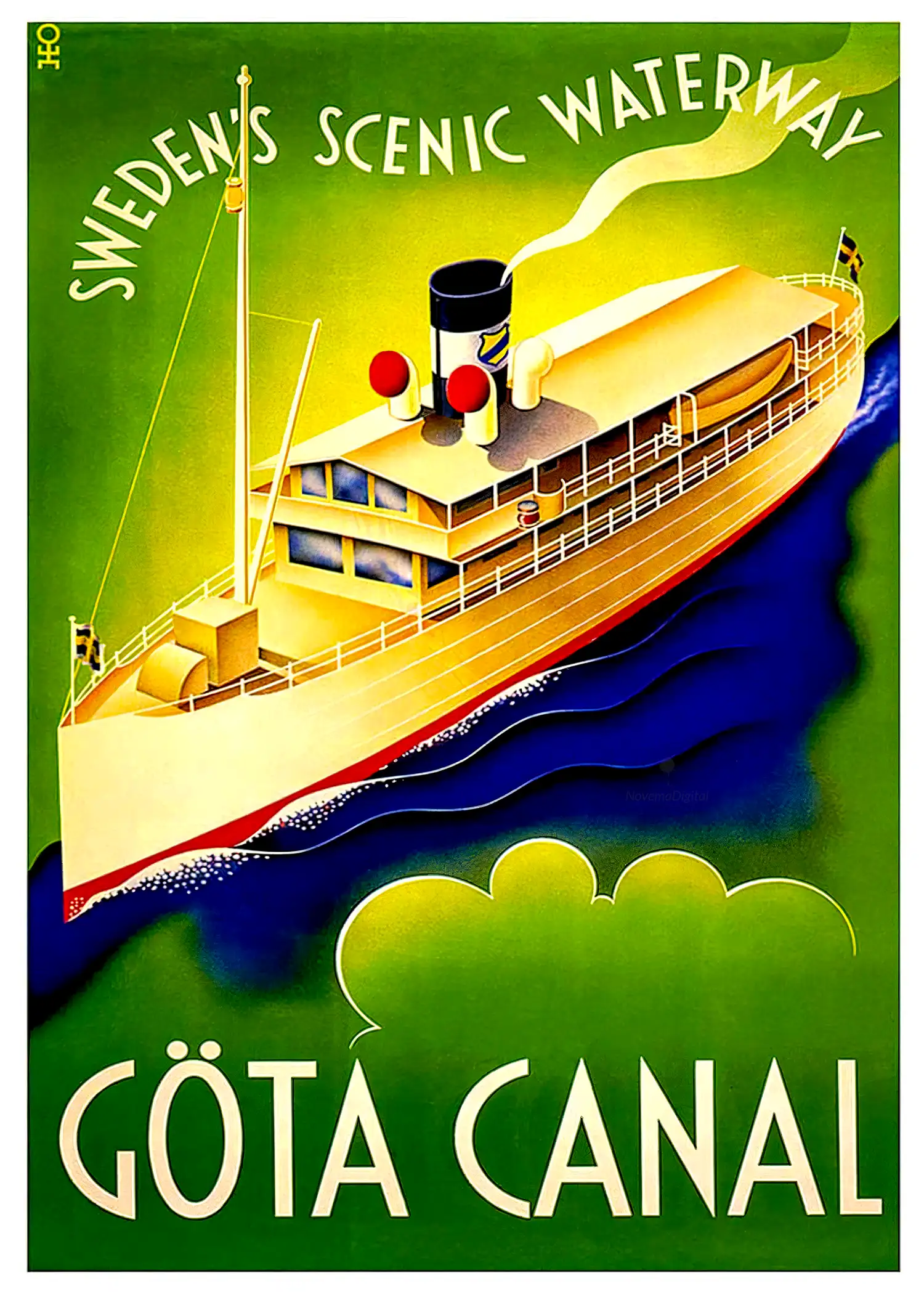 Gota Canal Sweden (1900s)